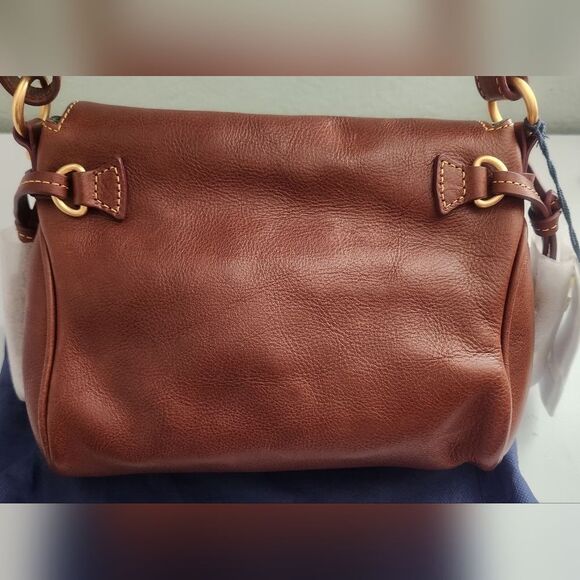 New With Tag! Dooney & Bourke Brown Leather Women' Small Hobo Bag - Picture 4 of 8